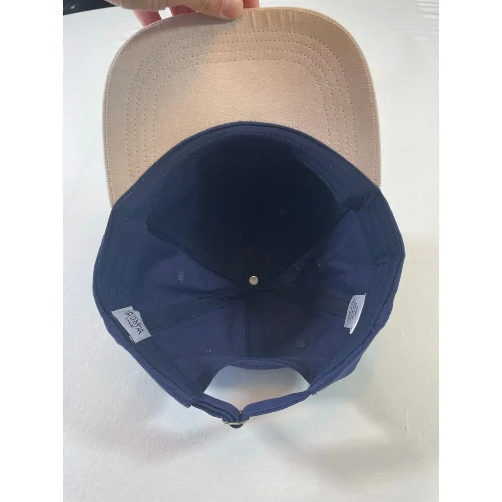 Disney Winnie the Pooh Tigger Baseball Cap Denim Tan Blue Adjustable - Picture 3 of 8
